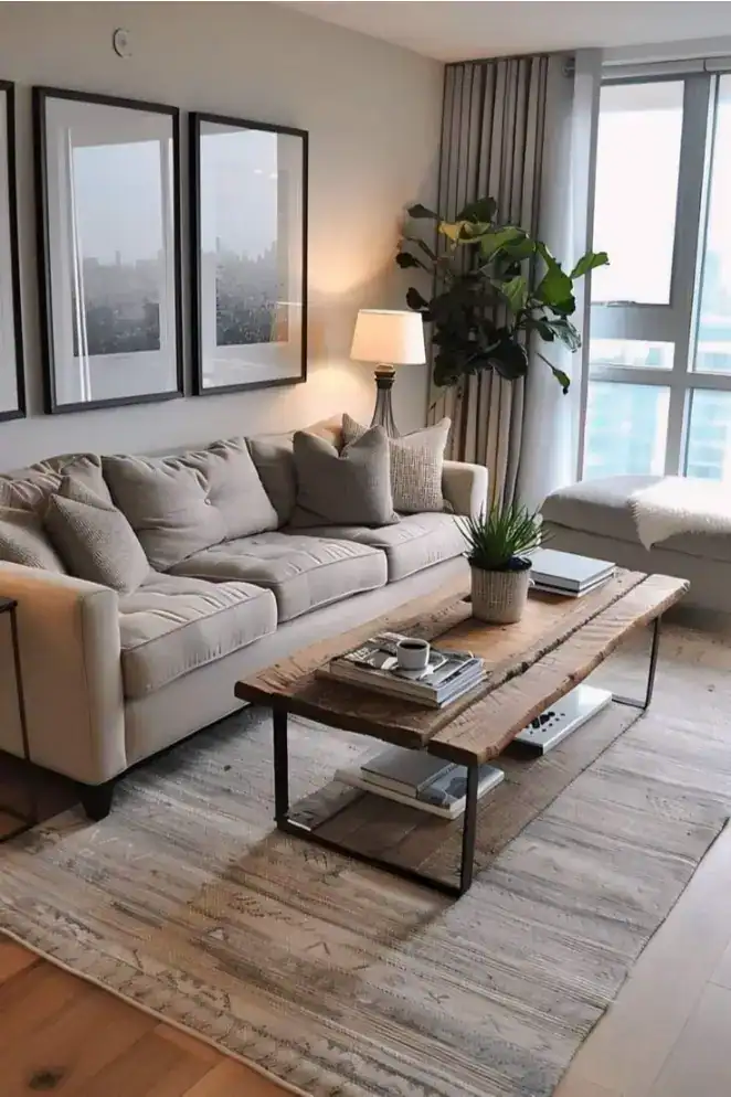 how to make a small room look bigger with furniture