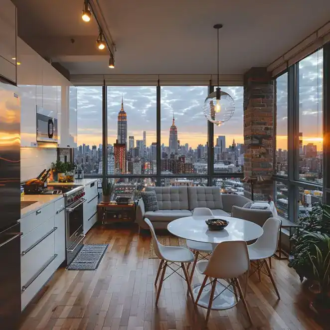 how to make small studio look bigger