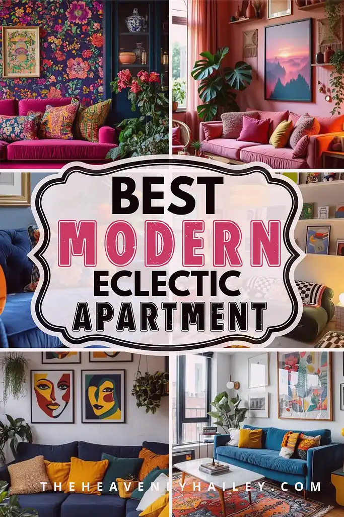 modern eclectic small apartment interior design