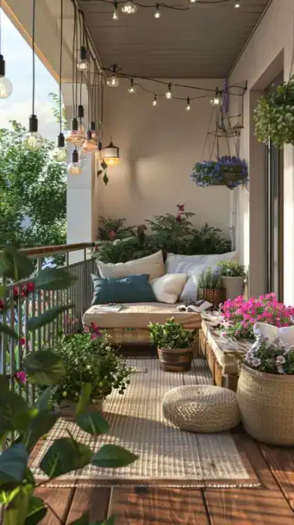 small patio ideas apartment tiny balcony