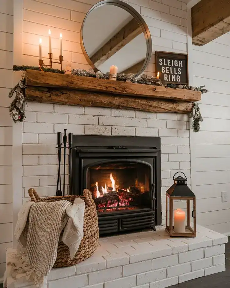 summer fireplace decor ideas