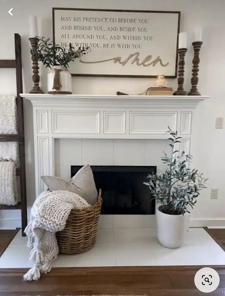 summer mantel decor with tv pinterest