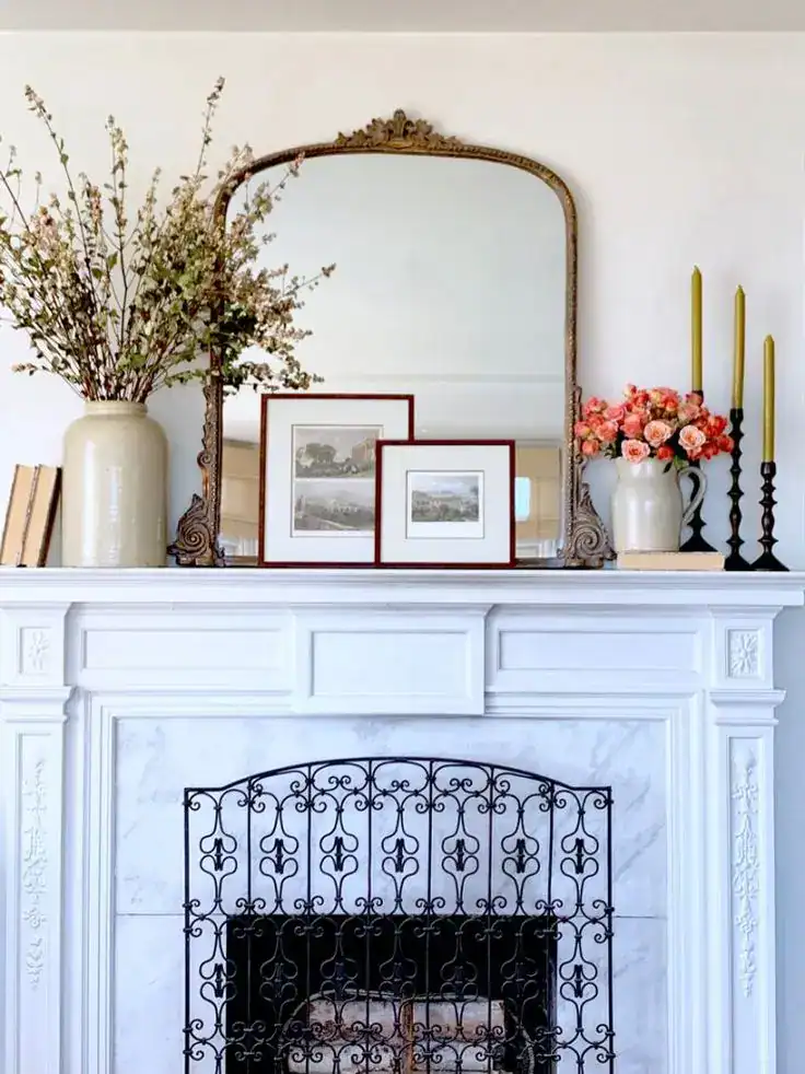 summer mantel ideas