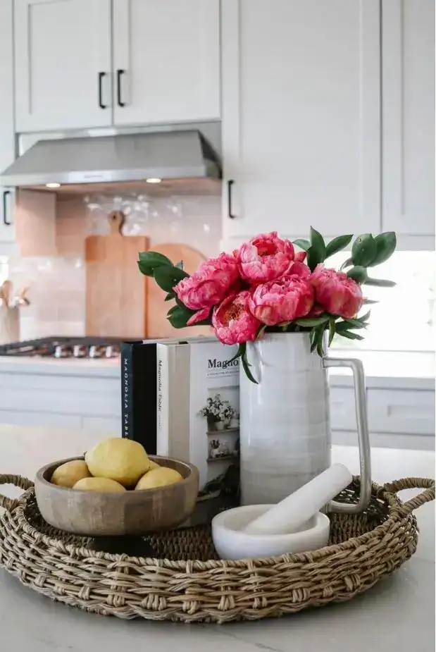 how to decorate kitchen island with sink