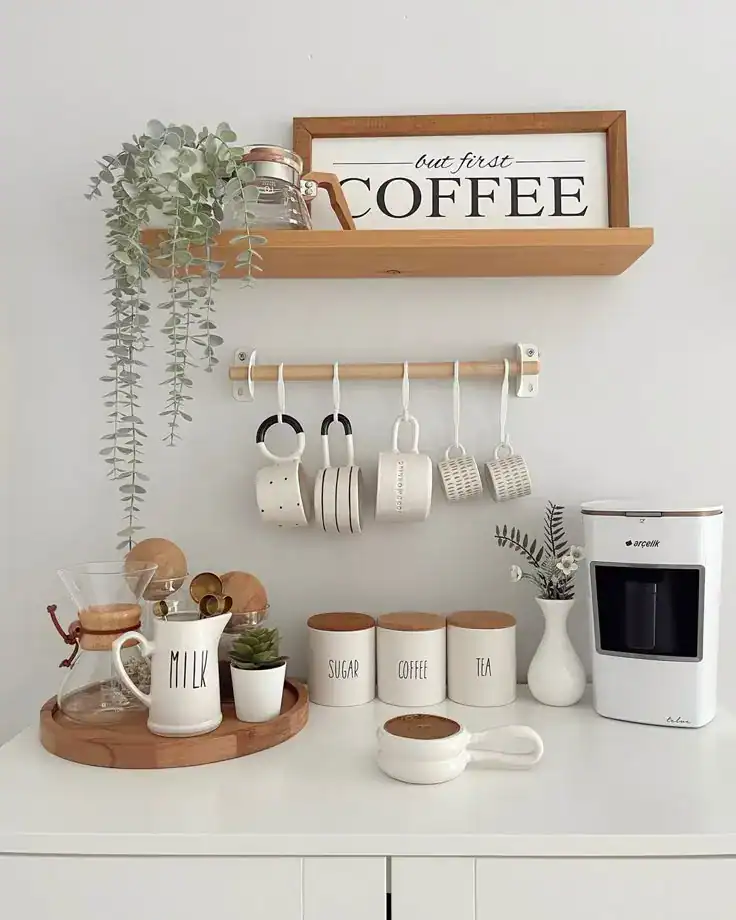 kitchen shelf decor items