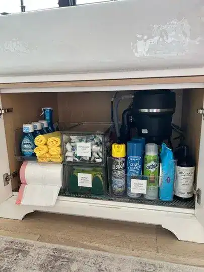 kitchen under sink storage ideas