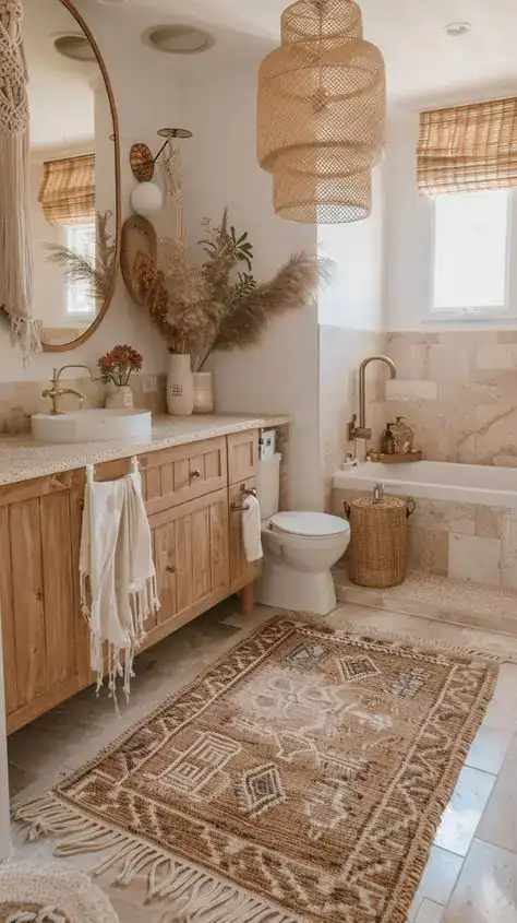 modern small apartment bathroom