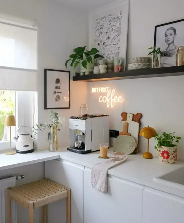 23 Small Kitchen Shelf Decor Ideas DIY You Need To See 3 small kitchen floating wall shelves