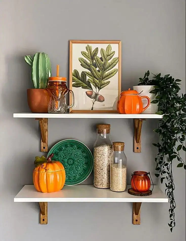 small kitchen shelf ideas