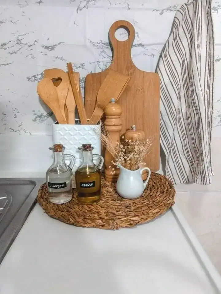 small kitchen wooden tray