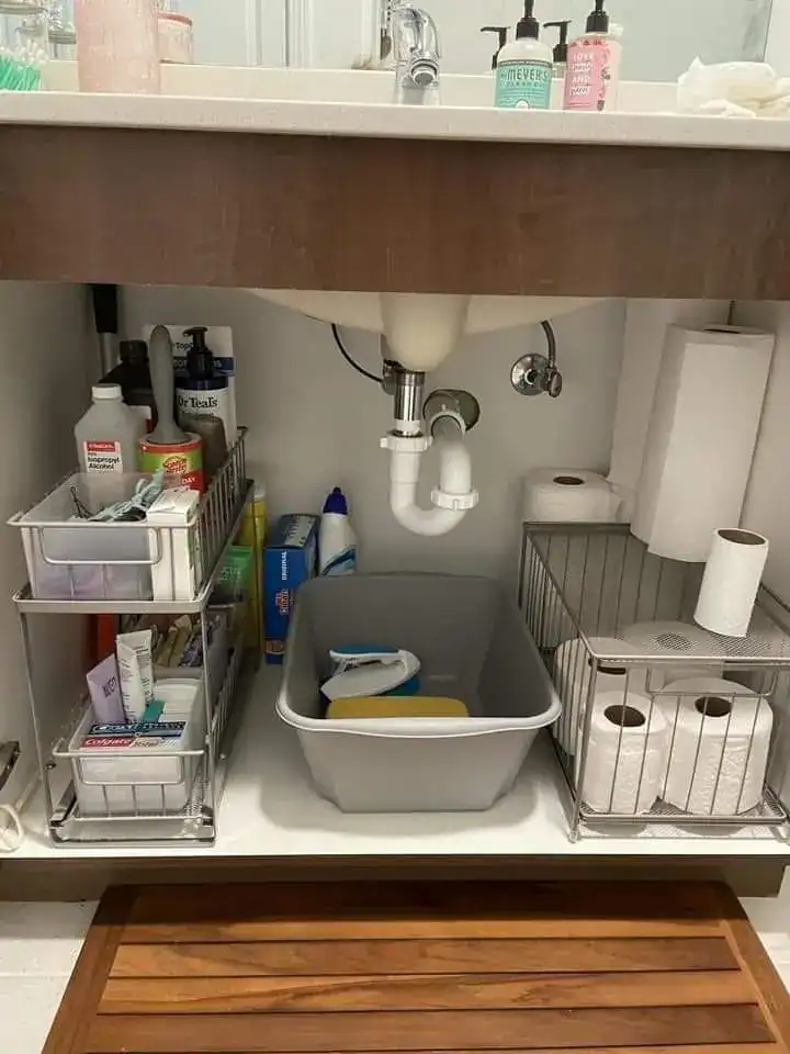 under bathroom sink storage ideas