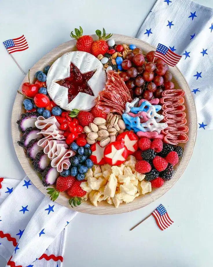 4th of July charcuterie board 4th of July charcuterie board