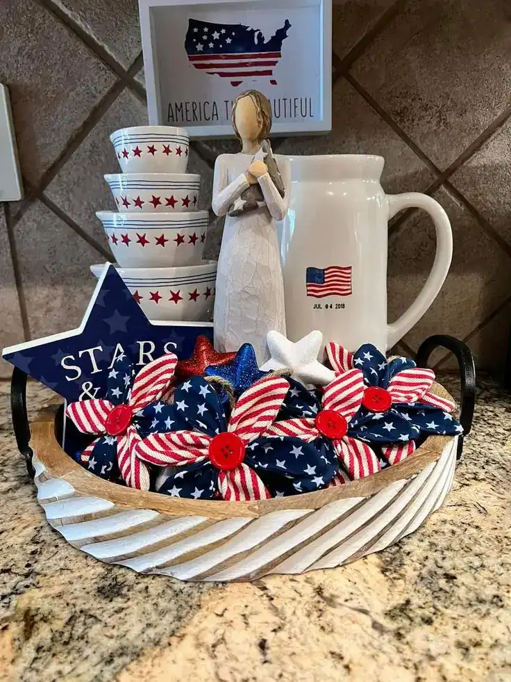 4th of july tiered tray decor diy 4th of july tiered tray decor diy