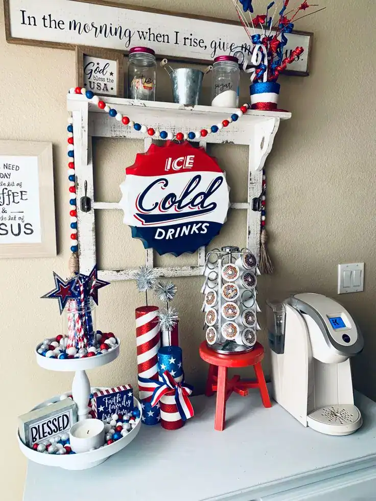 Fourth of July tray decorations Fourth of July tray decorations