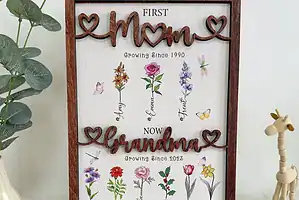 Personalized Birth Month Flowers