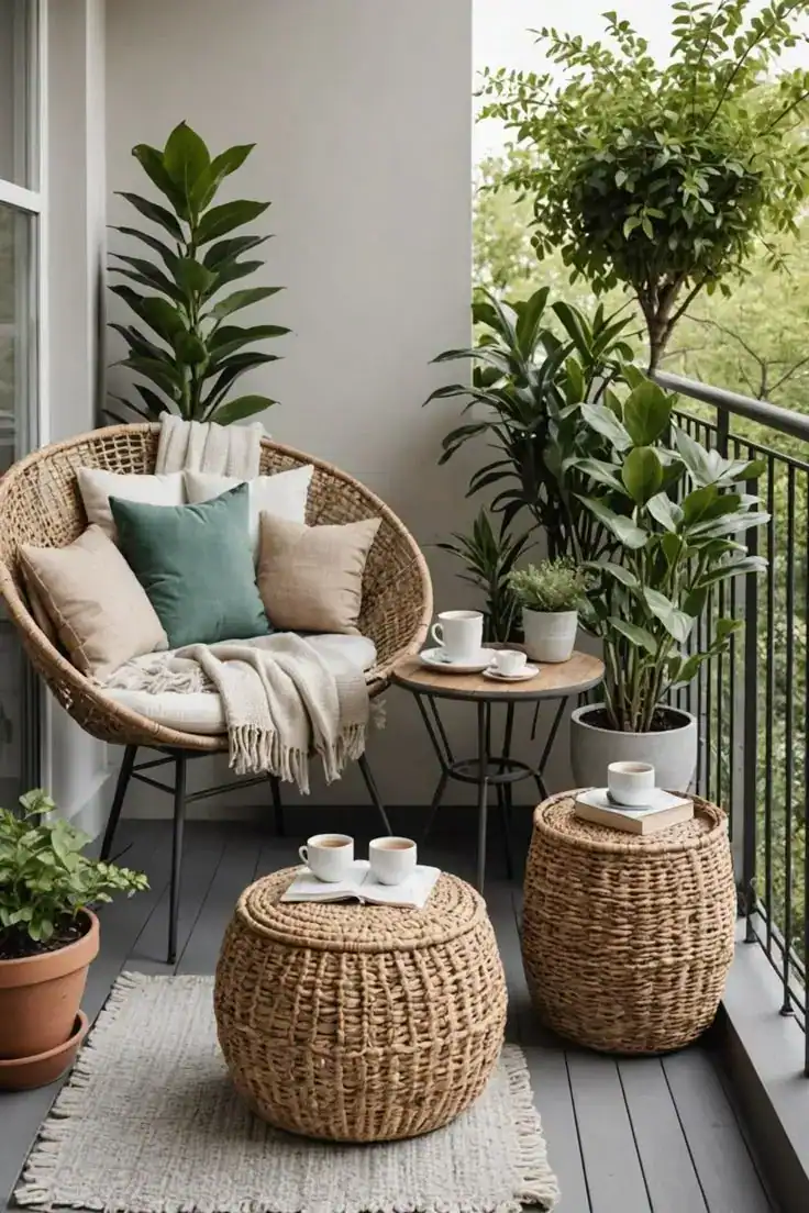 Small Apartment Balcony decorating
