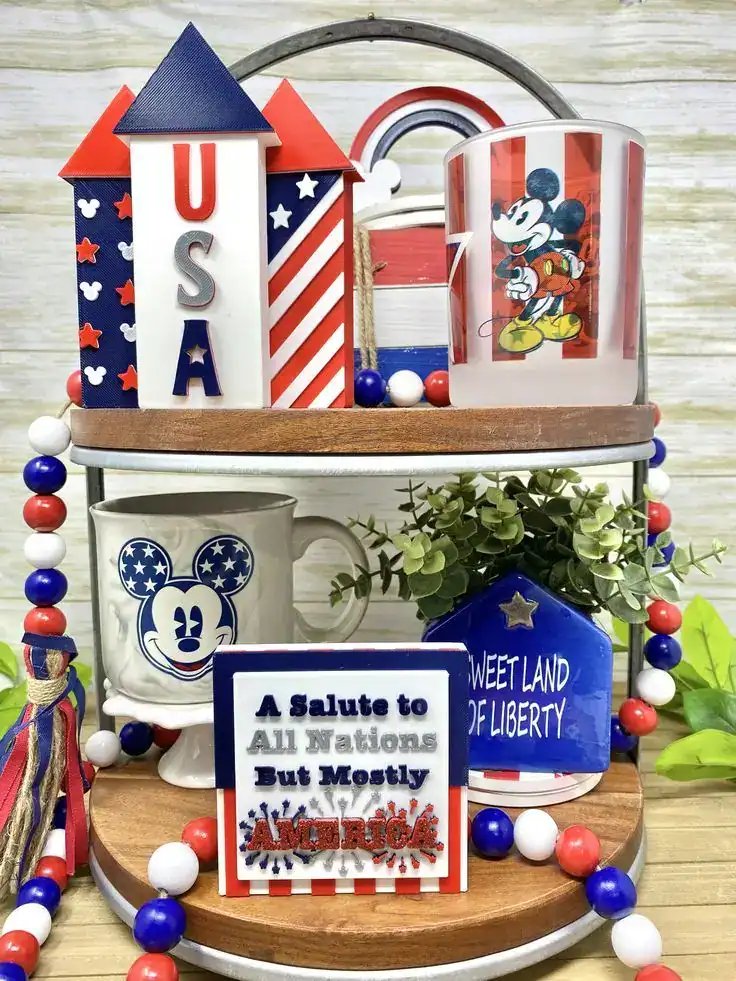 fourth of july tiered tray fourth of july tiered tray
