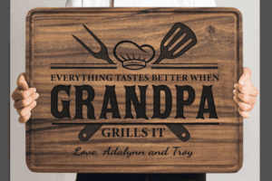 26 Best Last Minute Father's Day Gift Ideas To Surprise Him 31 personalized cutting board