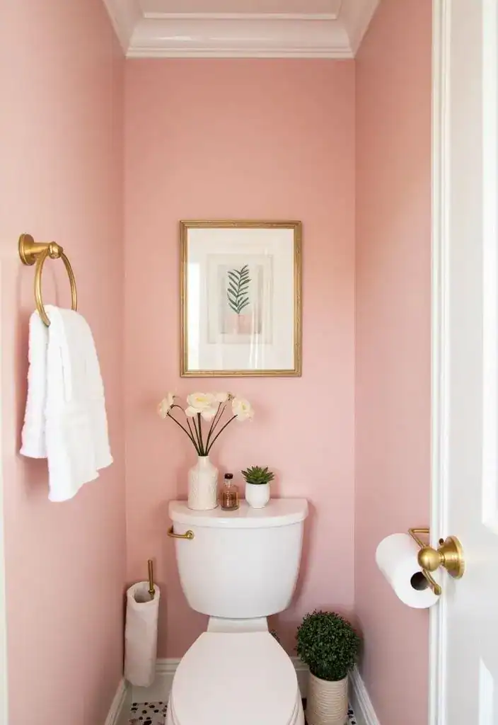 what color to paint a small bathroom to make it look bigger