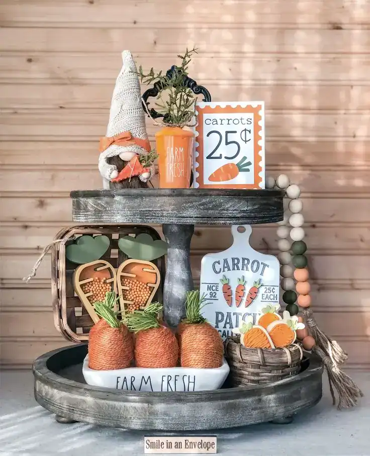 best fall tiered tray decor best fall tiered tray decor
