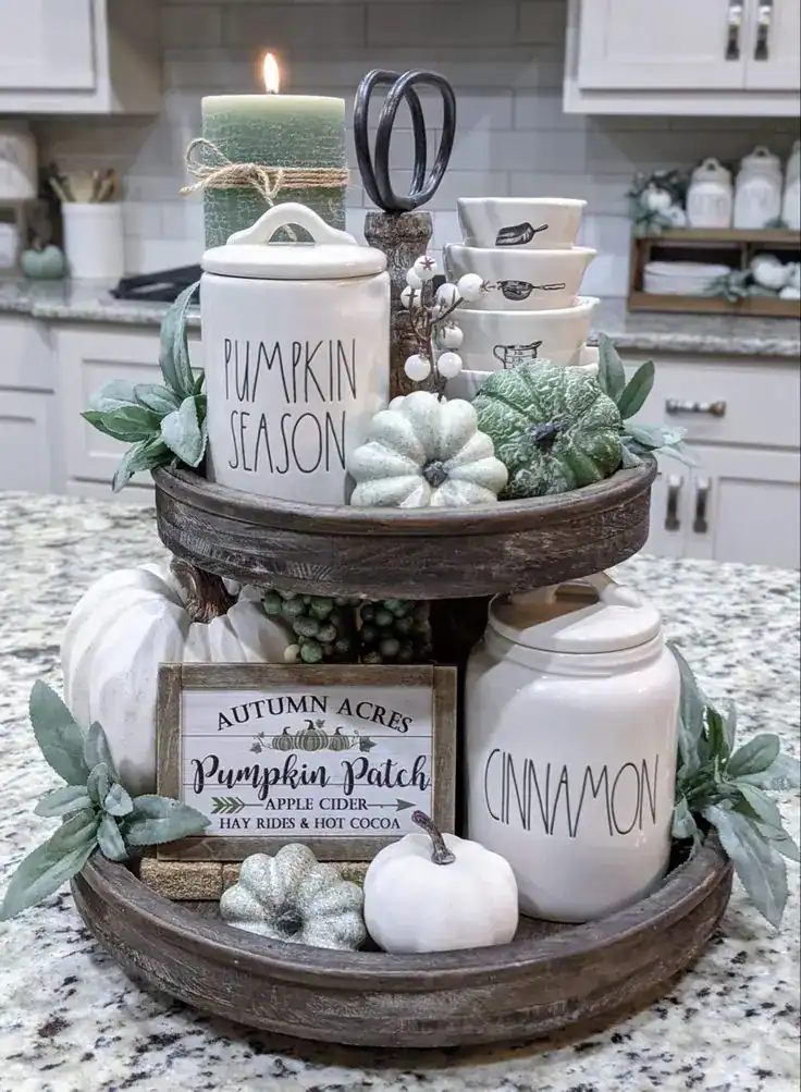 fall tiered tray ideas fall tiered tray ideas