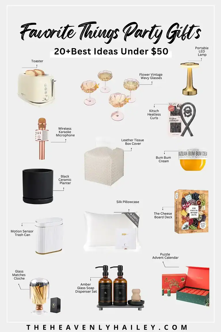 20 Best Favorite Things Party Gift Ideas Under $50 for Your Party 36 Favorite Things Party Gift Ideas Under $50